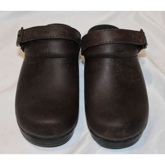 DANSKO WOMEN'S INGRID SLIP ON CLOG ANTIQUE BROWN NIB EU 35 US 5.5-6 - Picture 4 of 7